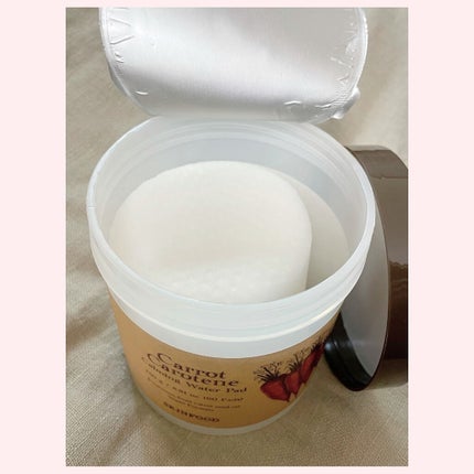 キャロットカロテン カーミングウォーターパッド/SKINFOOD/トナーパッドを使ったクチコミ(1枚目)