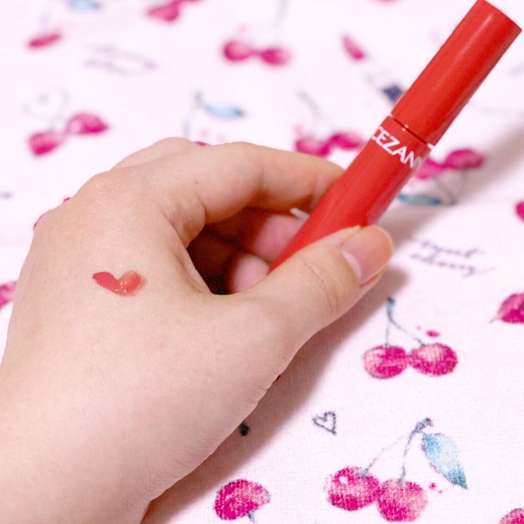 ウォータリーティントリップ/CEZANNE/リップティントを使ったクチコミ（2枚目）