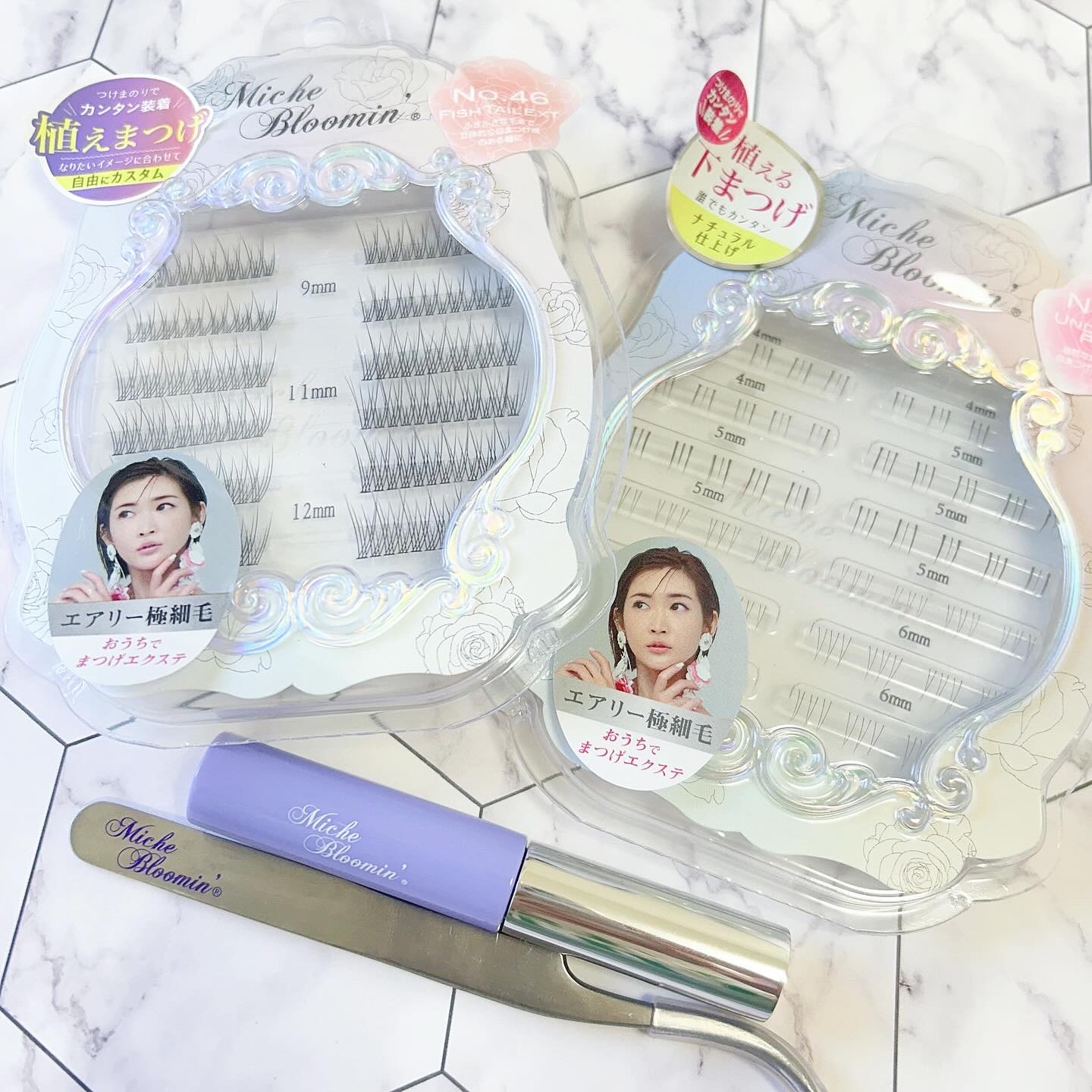 アイラッシュ セルフエクステライン/ミッシュブルーミン/つけまつげを使ったクチコミ（2枚目）