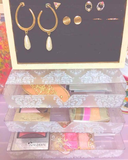 3段式クリアーケース/DAISO/その他化粧小物を使ったクチコミ(2枚目)