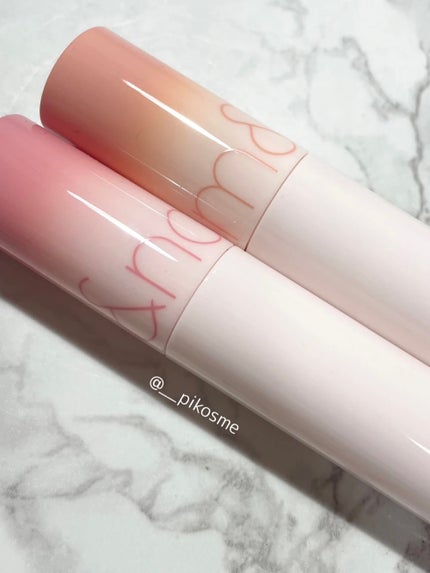 ジューシーラスティングティント/rom&nd/リップティントを使ったクチコミ(4枚目)