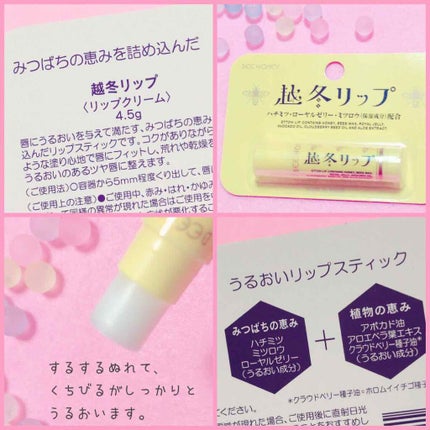越冬リップ/ビーハニー/リップクリームを使ったクチコミ(2枚目)