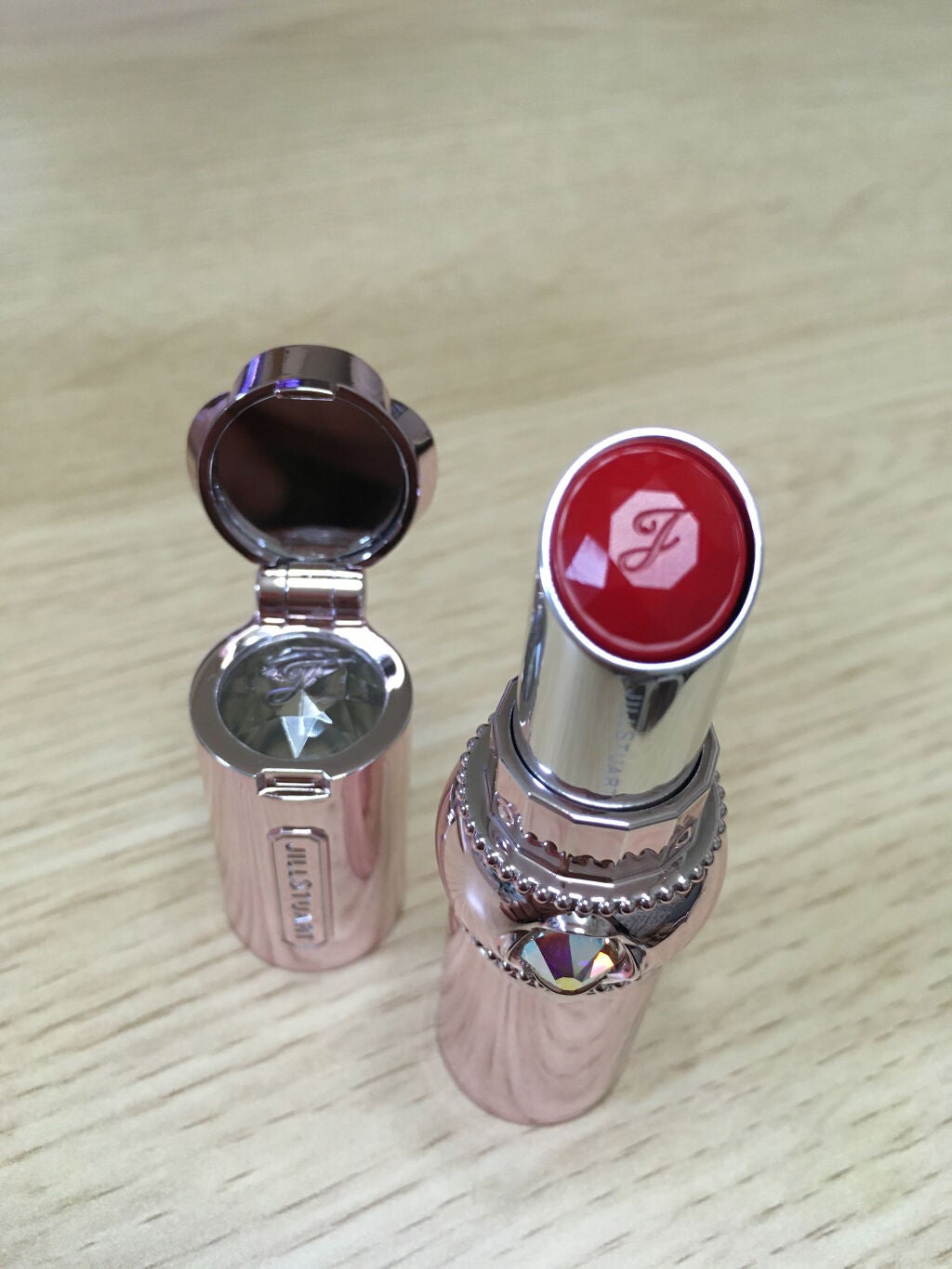 ルージュ リップブロッサム ダズリングワンダーランド/JILL STUART/口紅を使ったクチコミ(2枚目)