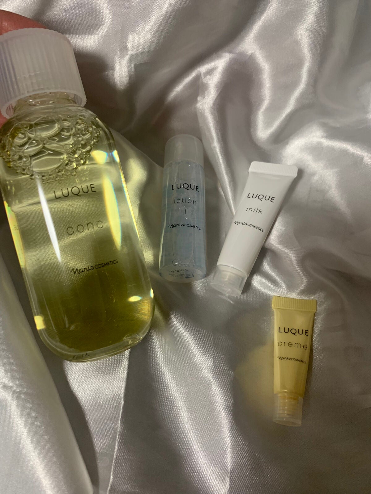 ルクエ LUQUE first conc set/ナリス化粧品/トライアルキットを使ったクチコミ(2枚目)