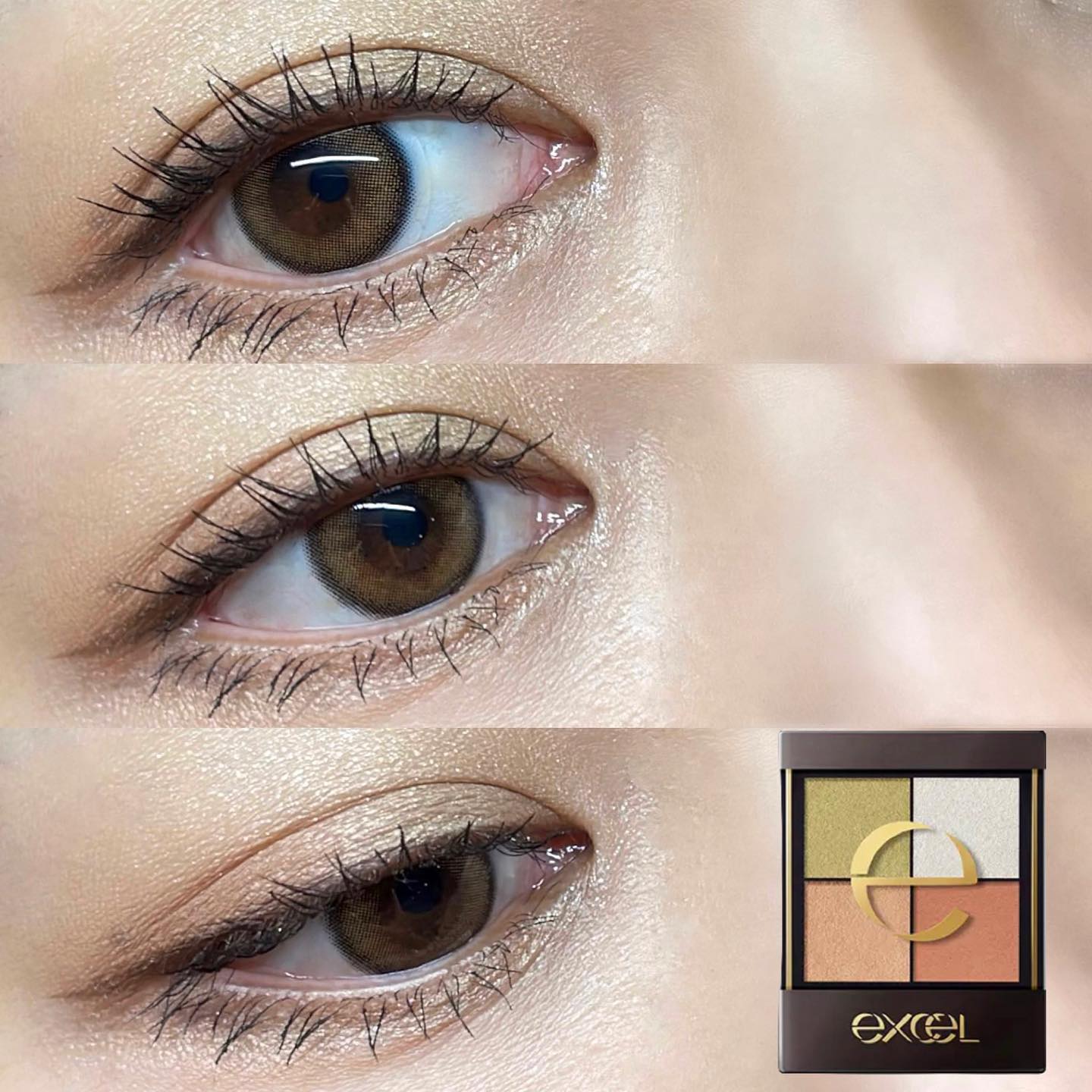 リアルクローズシャドウ/excel/アイシャドウパレットを使ったクチコミ（1枚目）