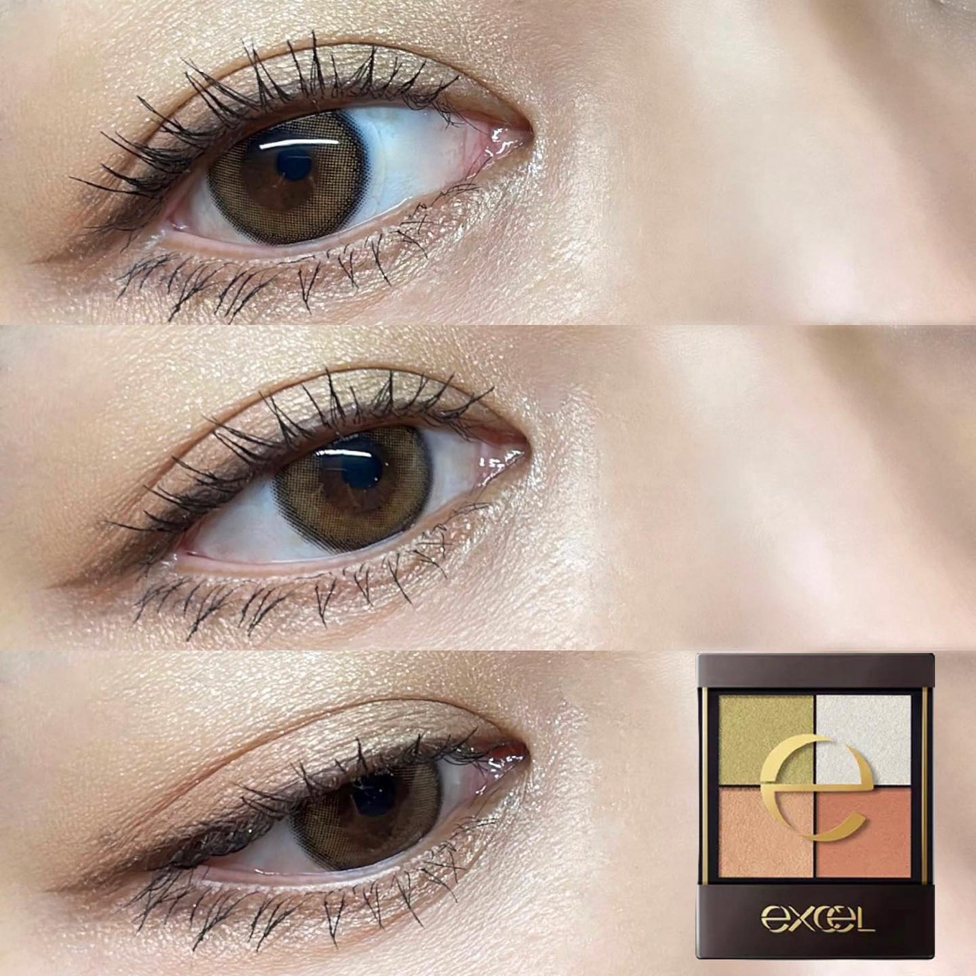 リアルクローズシャドウ/excel/アイシャドウパレットを使ったクチコミ(1枚目)