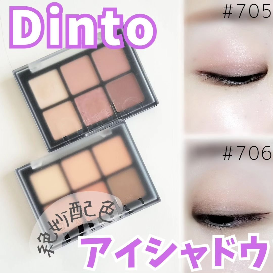 ブラーフィニシュシャドウパレット/Dinto/アイシャドウパレットを使ったクチコミ（1枚目）
