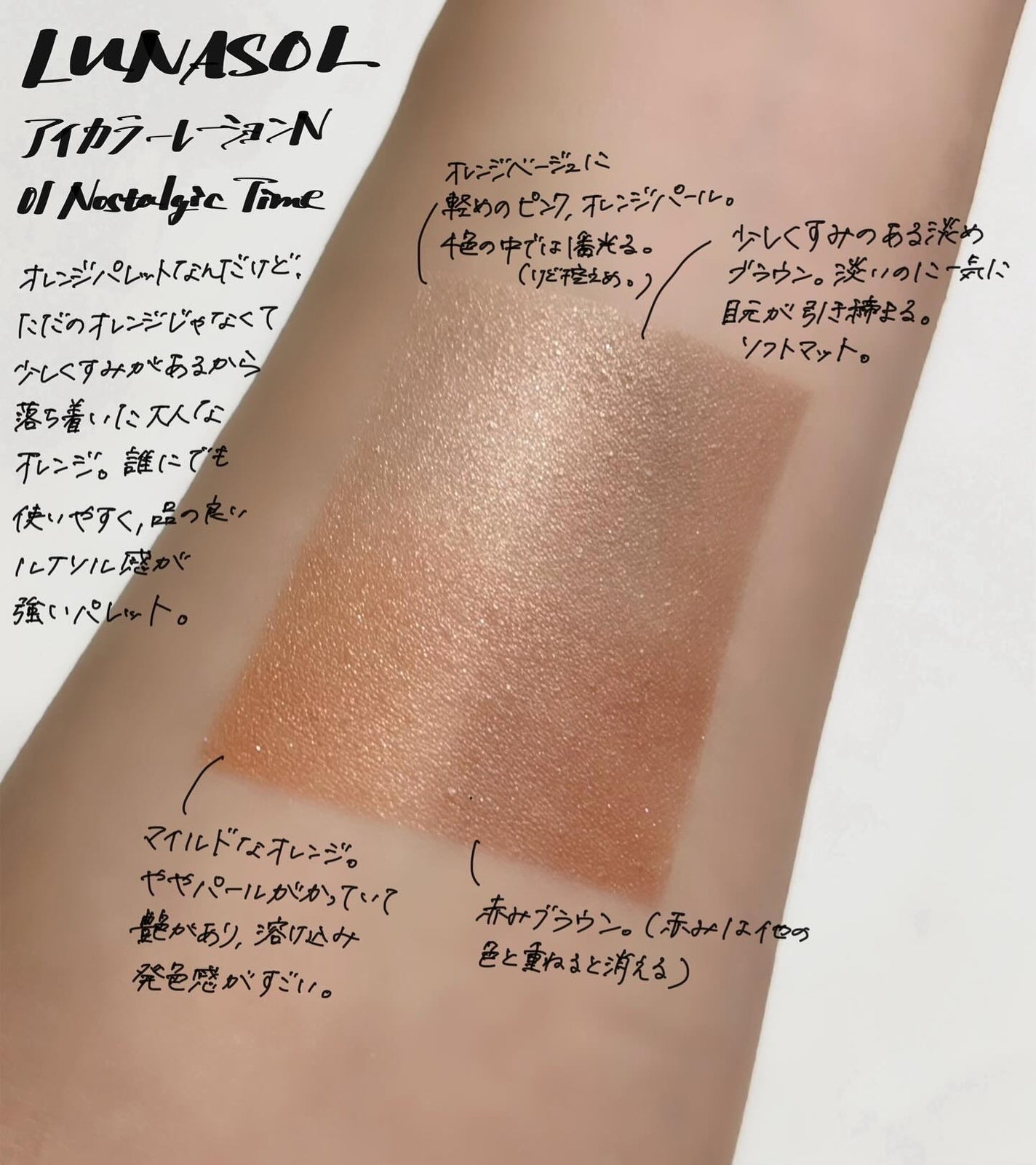 新色レビュー】ルナソル アイカラーレーションN|LUNASOLの 新色レビュー】ルナソル アイカラーレーションN|LUNASOLの