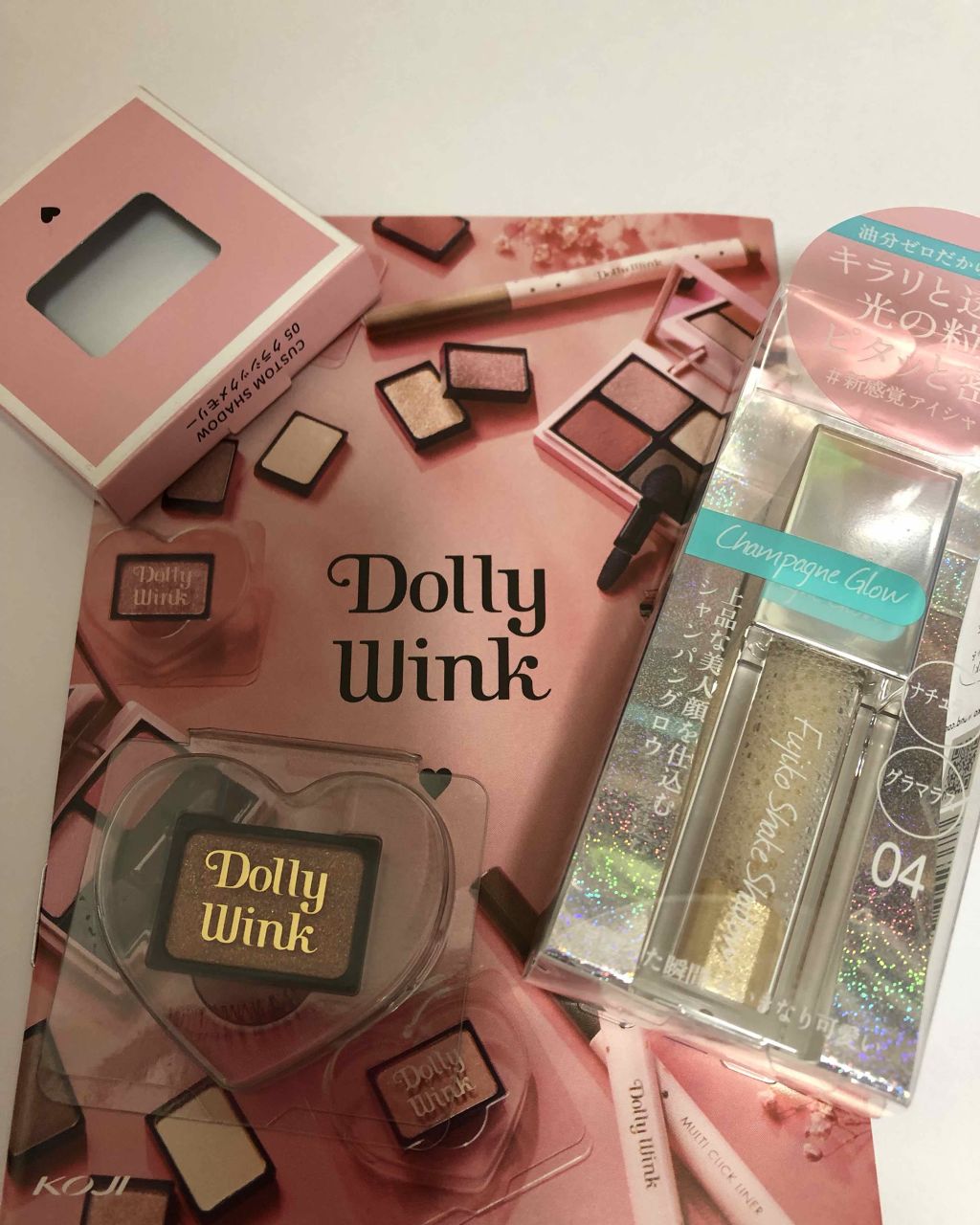 カスタムシャドウ 05 クラシックメモリー/ドーリーウインク/単色アイシャドウを使ったクチコミ（3枚目）