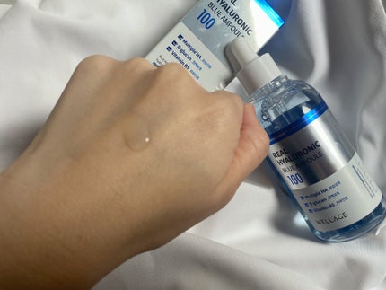 リアルヒアルロニックブルーアンプル 100/Wellage/美容液を使ったクチコミ(3枚目)