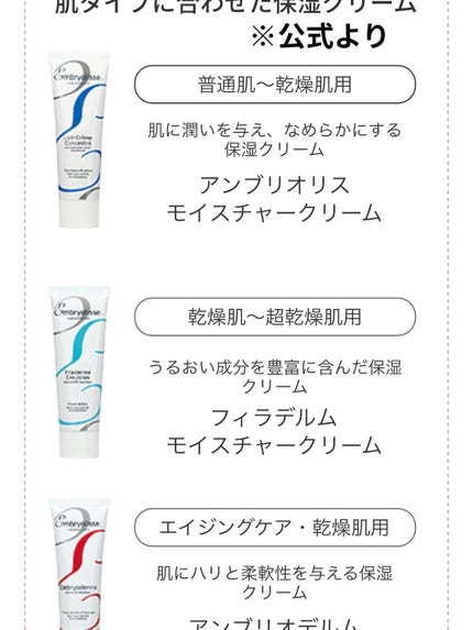 フィラデルム モイスチャークリーム/アンブリオリス/フェイスクリームを使ったクチコミ(2枚目)