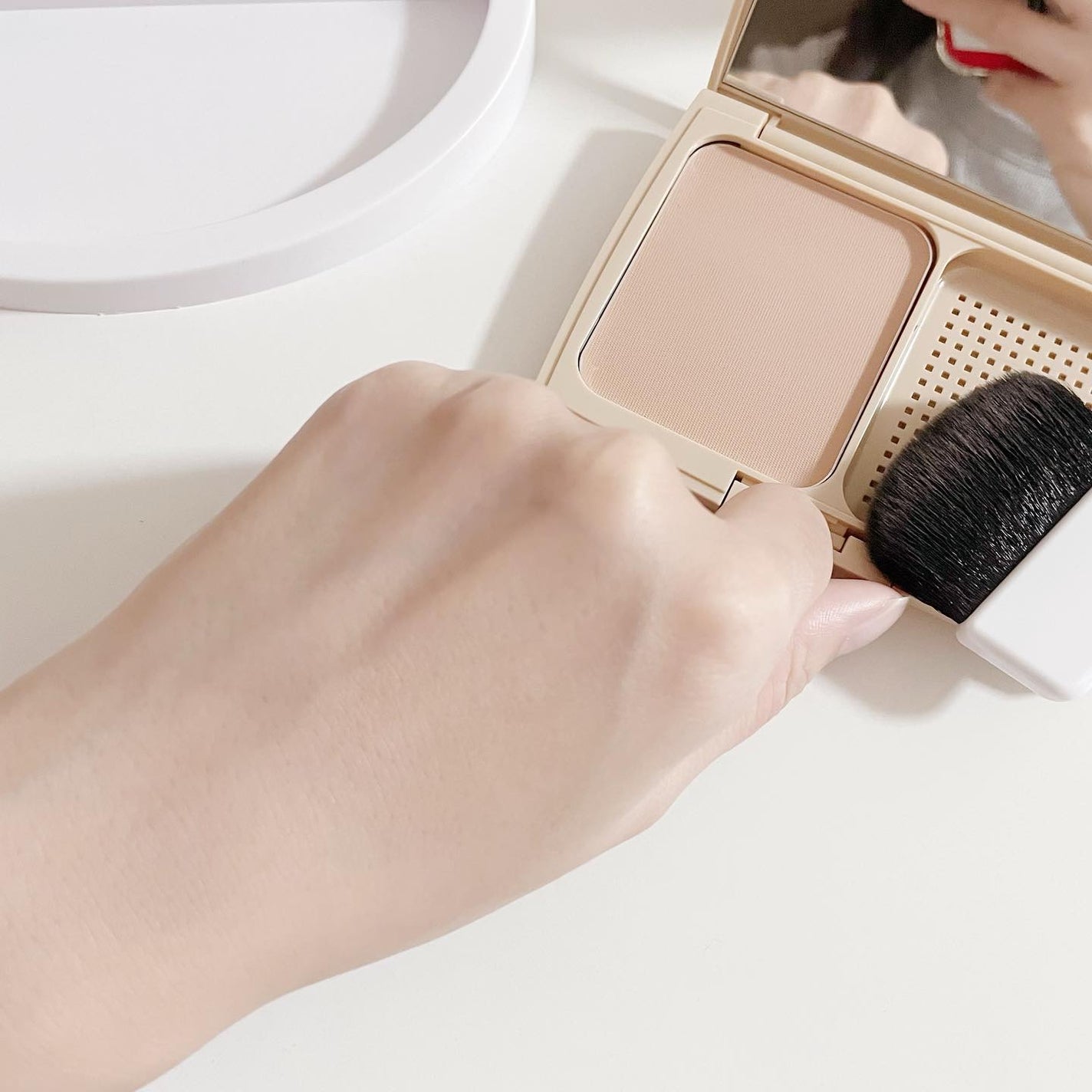 ピクジェリーク セラム パウダリー BB/Pesca(ペスカ)/パウダーファンデーションを使ったクチコミ(10枚目)