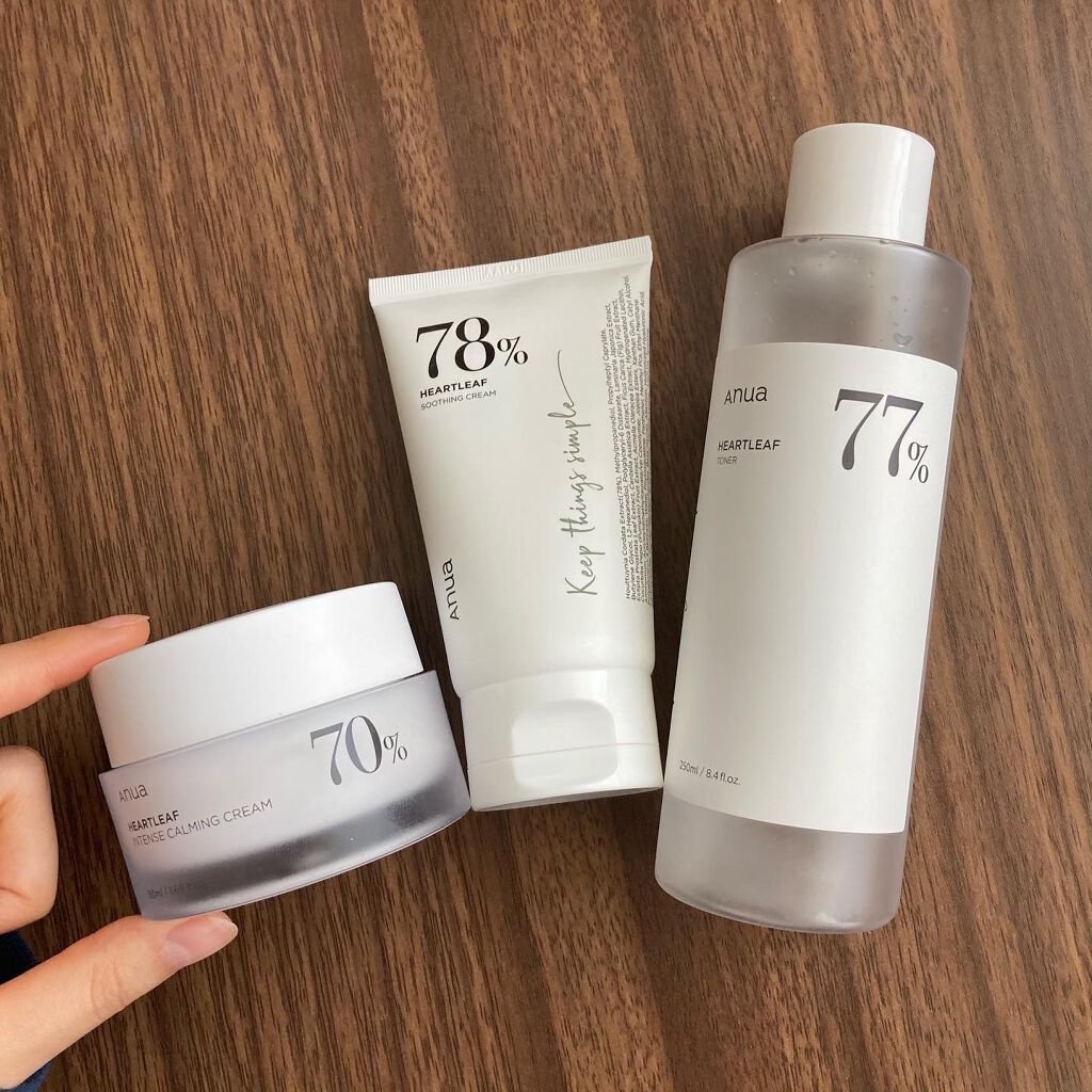  ドクダミ78% スージング クリーム/Anua/フェイスクリームを使ったクチコミ（1枚目）