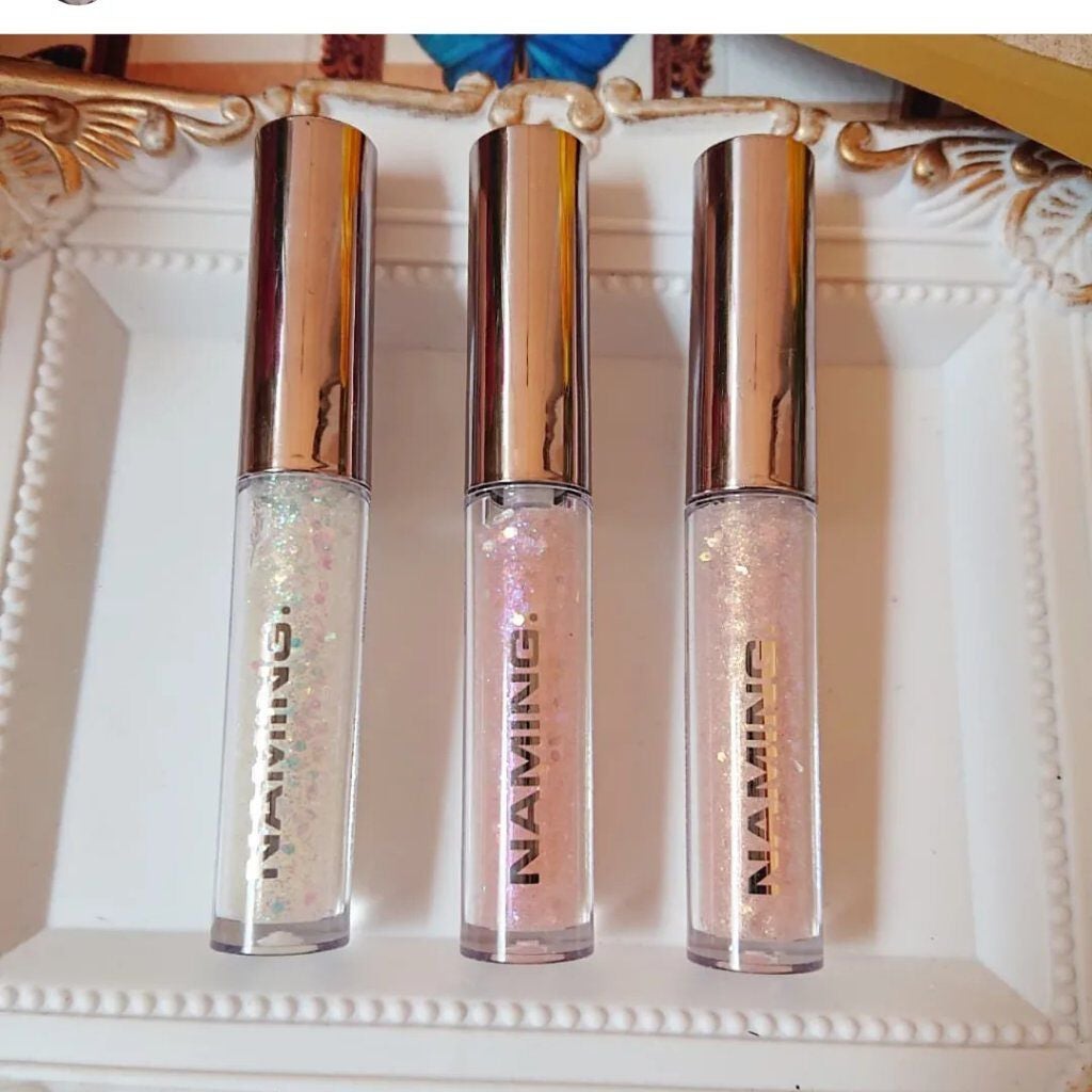 ダズリングアイグリッター/NAMING./リキッドアイシャドウを使ったクチコミ(2枚目)