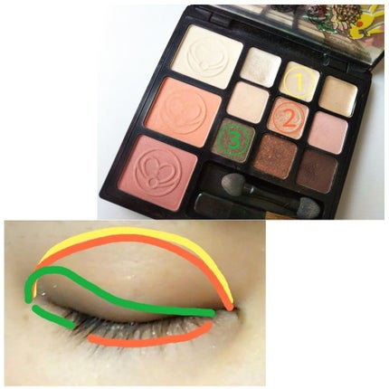 ポケモン マルチパレット/IT'S DEMO/アイシャドウパレットを使ったクチコミ(3枚目)