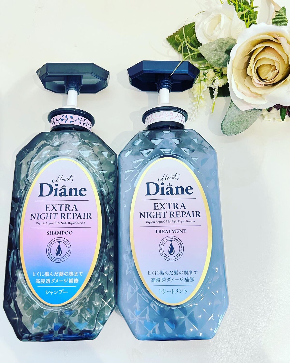 エクストラナイトリペア シャンプー＆トリートメント/ダイアン/市販シャンプーを使ったクチコミ（1枚目）