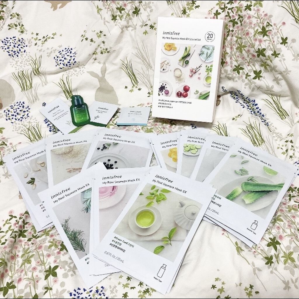 マイリアル スクイーズ マスクシート CC/innisfree/シートマスク・パックを使ったクチコミ（1枚目）