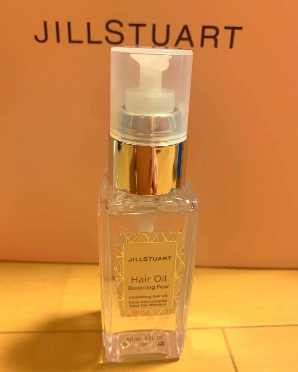 ジルスチュアート ヘアオイル ブルーミングペアー/JILL STUART/ヘアオイルを使ったクチコミ（1枚目）