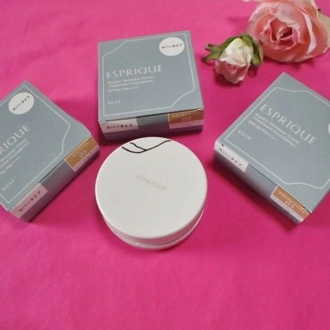 アクアリー スキンウェア カバー/ESPRIQUE/クッションファンデーションを使ったクチコミ（1枚目）