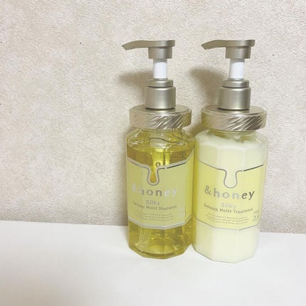 シルキー スムースモイスチャー シャンプー 1.0/ヘアトリートメント 2.0/&honey/市販シャンプーを使ったクチコミ(5枚目)
