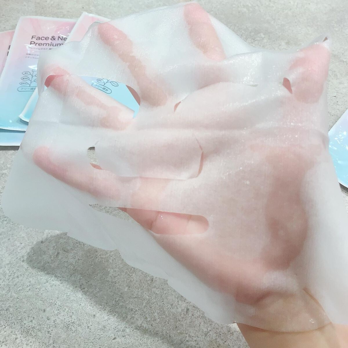 ネオバース フェイス＆ネック プレミアムマスク/NeoBirth./シートマスク・パックを使ったクチコミ（2枚目）