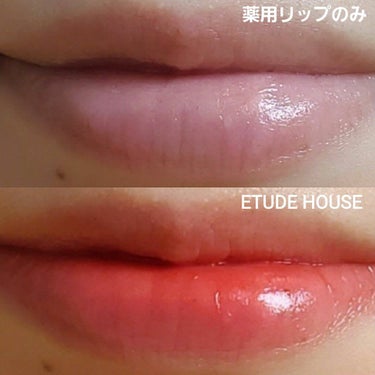 ピーチジェリーティント/ETUDE/口紅を使ったクチコミ（2枚目）