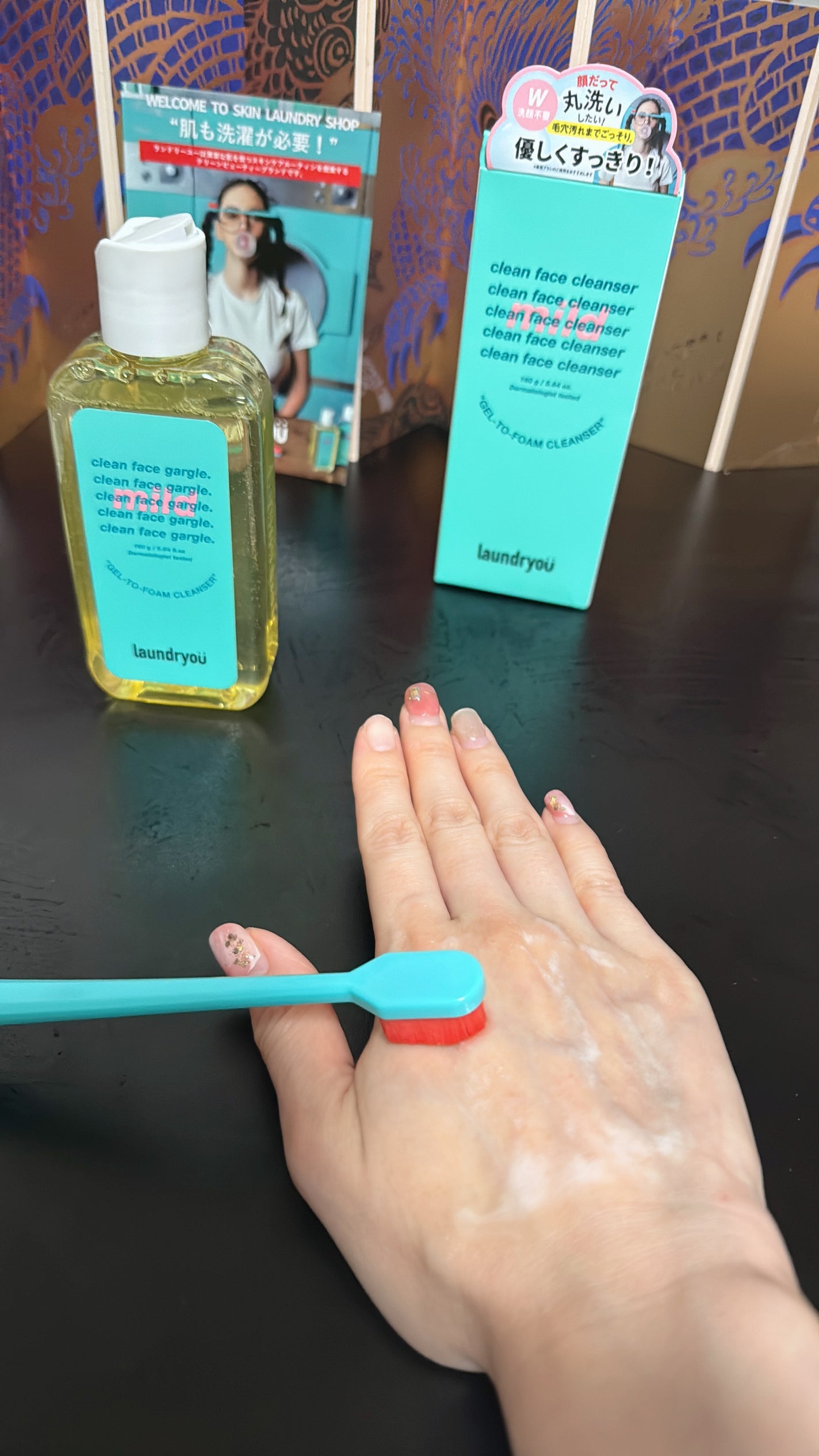 clean face gargle gel foam cleanser/laundryou/その他洗顔料を使ったクチコミ(2枚目)