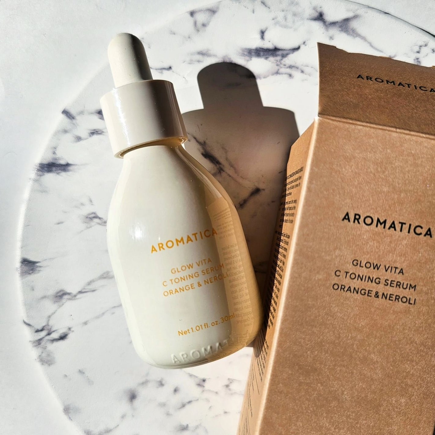 グロービタCトーニングセラム/AROMATICA/美容液を使ったクチコミ(4枚目)