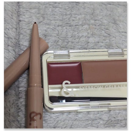 &.眉ペンシル 丸芯 ブラシ付き/DAISO/アイブロウペンシルを使ったクチコミ(2枚目)