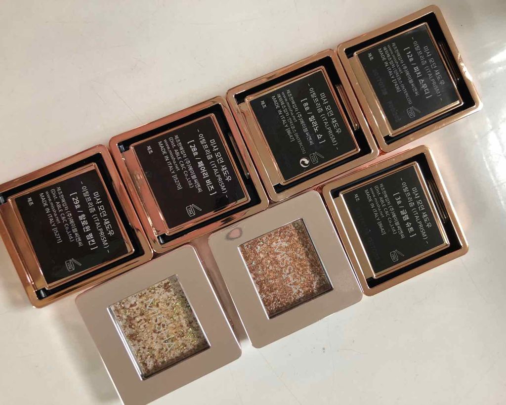 モダンアイシャドウ イタルプリズム/MISSHA/単色アイシャドウを使ったクチコミ（2枚目）