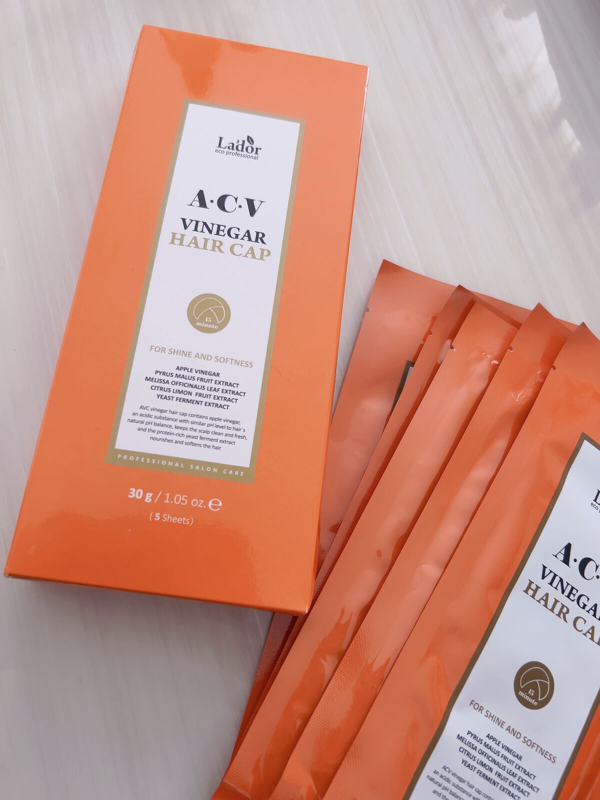 ACV VINEGAR HAIR CAP /La'dor/アウトバストリートメントを使ったクチコミ(1枚目)