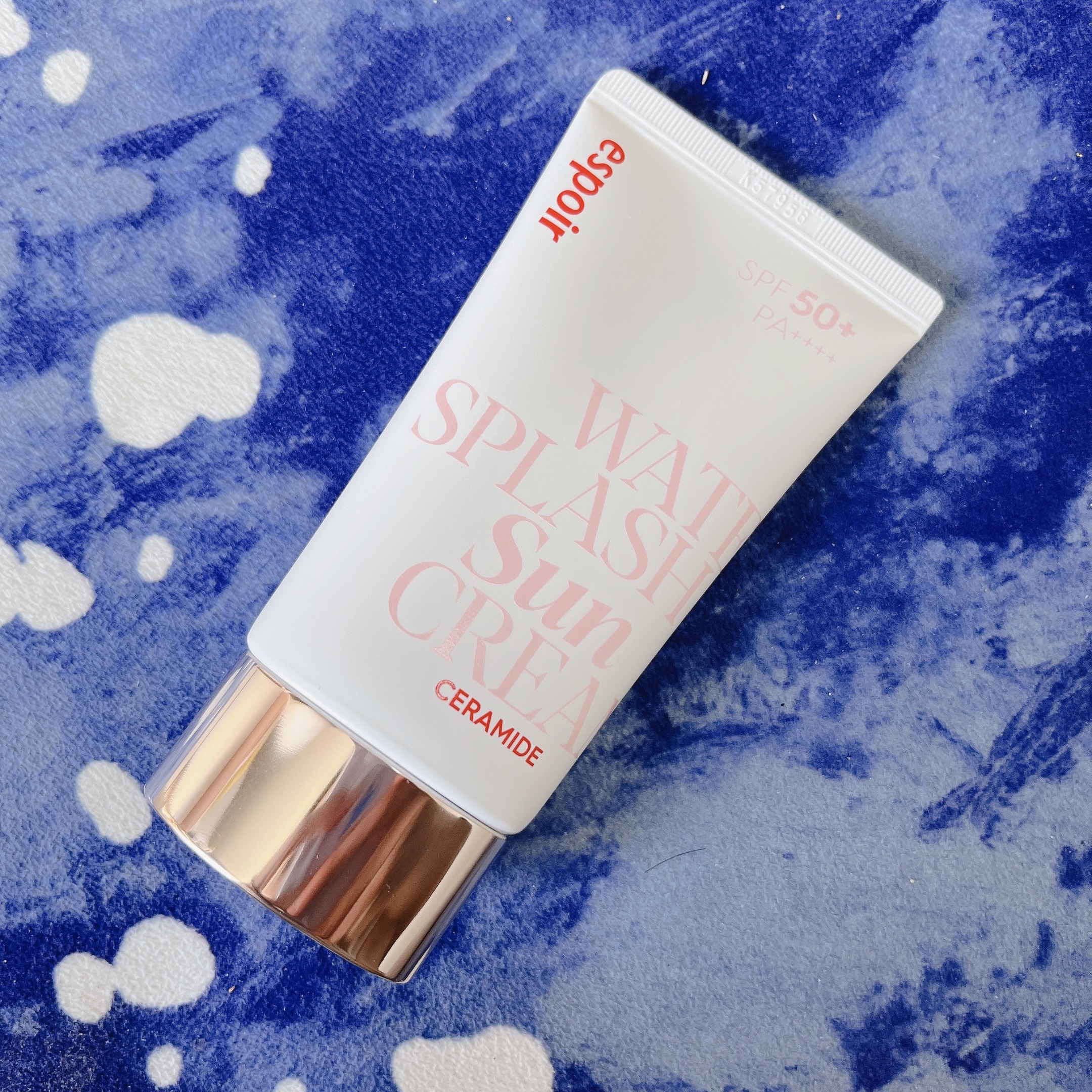 ウォータースプラッシュサンクリーム セラミド/espoir/日焼け止めクリームを使ったクチコミ（2枚目）