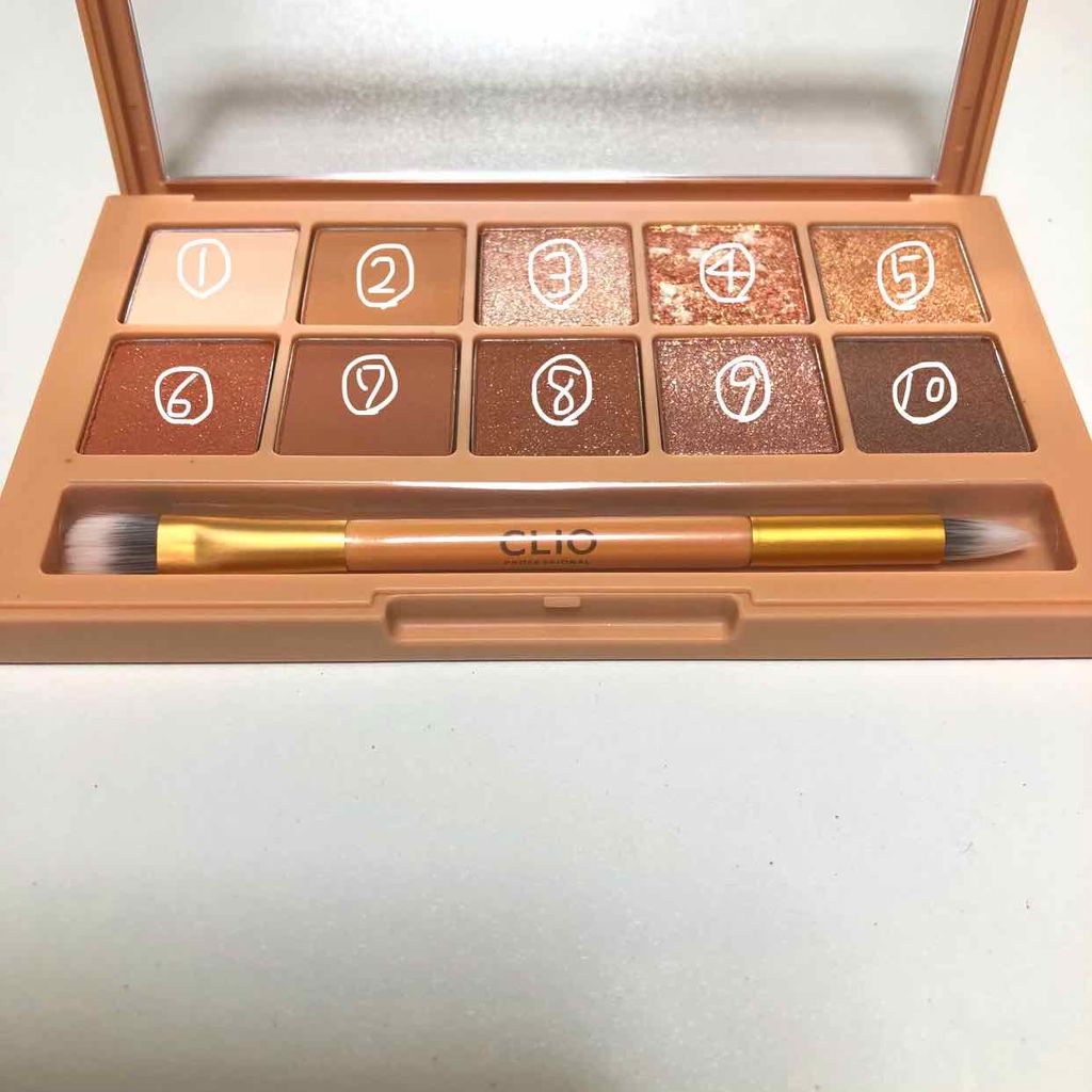プロ アイ パレット/CLIO/アイシャドウパレットを使ったクチコミ(2枚目)
