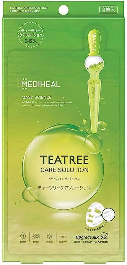 ティーツリーケアソリューション アンプルマスクJEX/MEDIHEAL/シートマスク・パックを使ったクチコミ(1枚目)