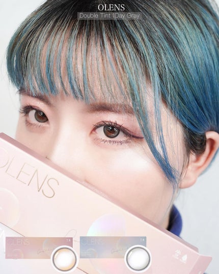 Double Tint 1day/OLENS/カラーコンタクトレンズを使ったクチコミ(2枚目)