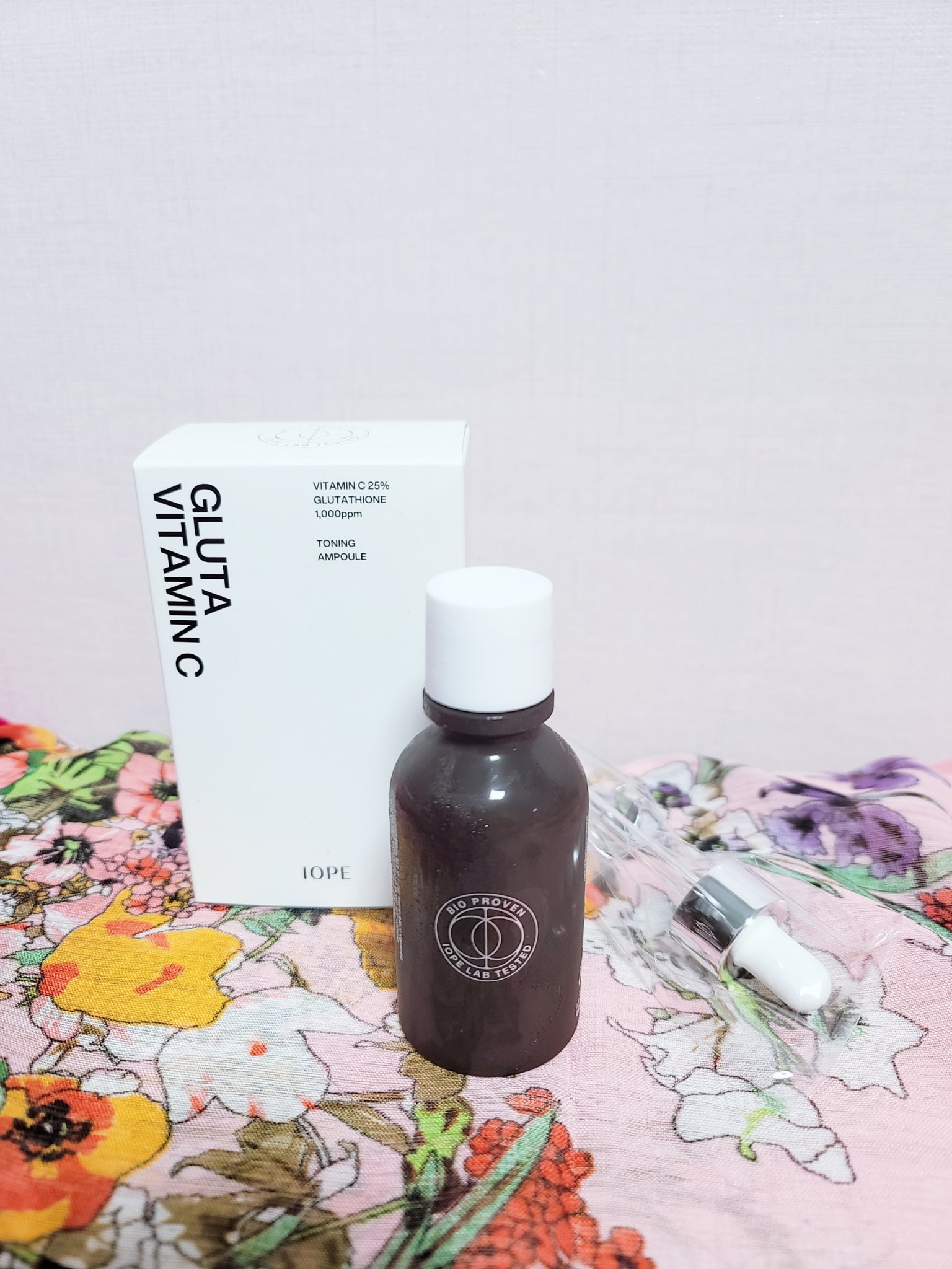 グルタ ビタミンC トーニング アンプル/IOPE/美容液を使ったクチコミ（1枚目）