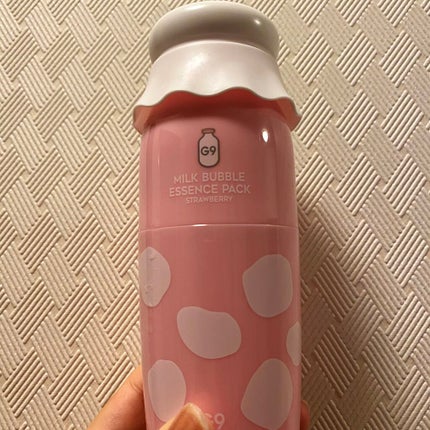 MILK BUBBLE ESSENCE PACK #STRAWBERRY/G9SKIN/美容液を使ったクチコミ(1枚目)