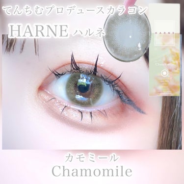 HARNE 1day カモミール/HARNE/ワンデー（１DAY）カラコンを使ったクチコミ（3枚目）