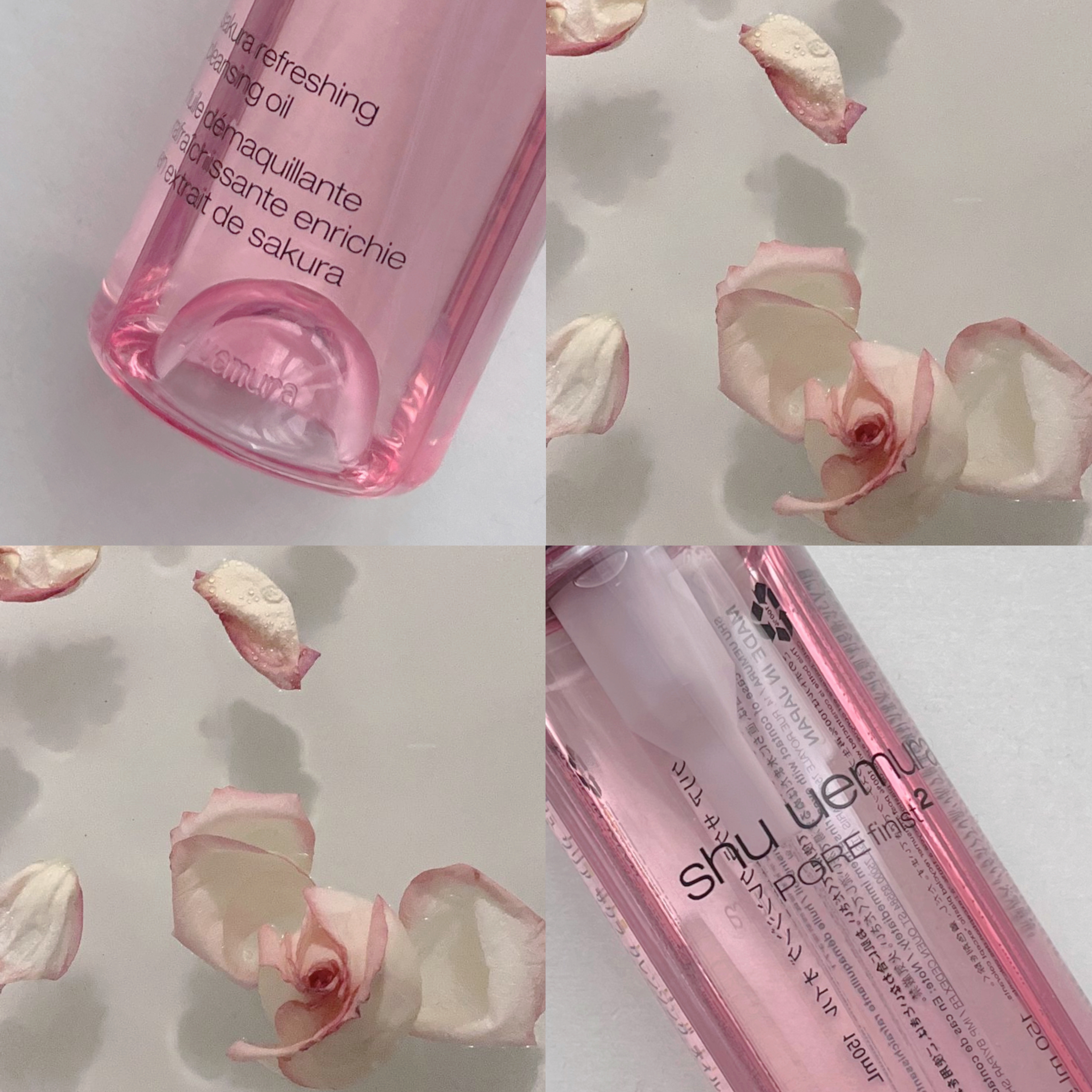 フレッシュ クリア サクラ クレンジング オイル/shu uemura/オイルクレンジングを使ったクチコミ（3枚目）