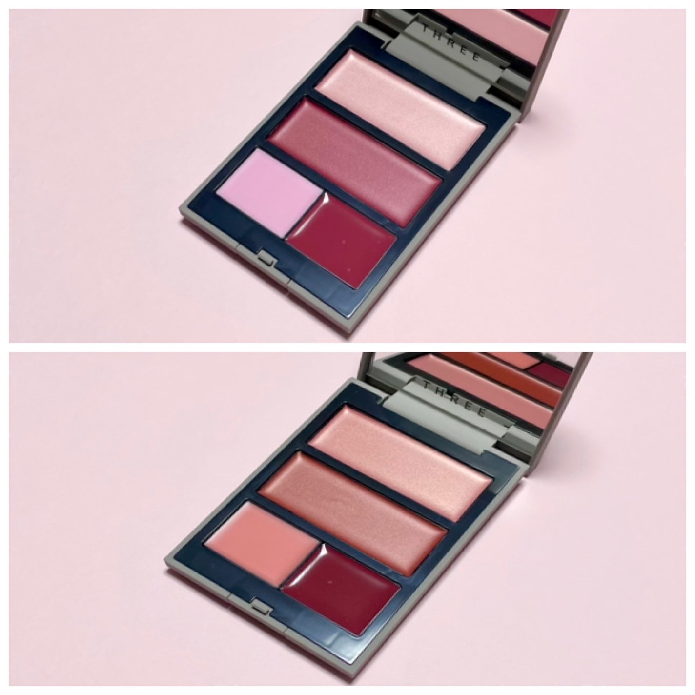 グローフリーダムパレットライジング/THREE/クリームハイライトを使ったクチコミ(9枚目)