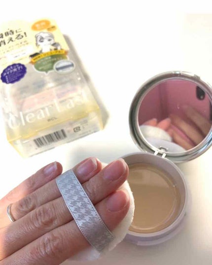 フェイスパウダー ハイカバー  白肌オークル/クリアラスト/プレストパウダーを使ったクチコミ(1枚目)