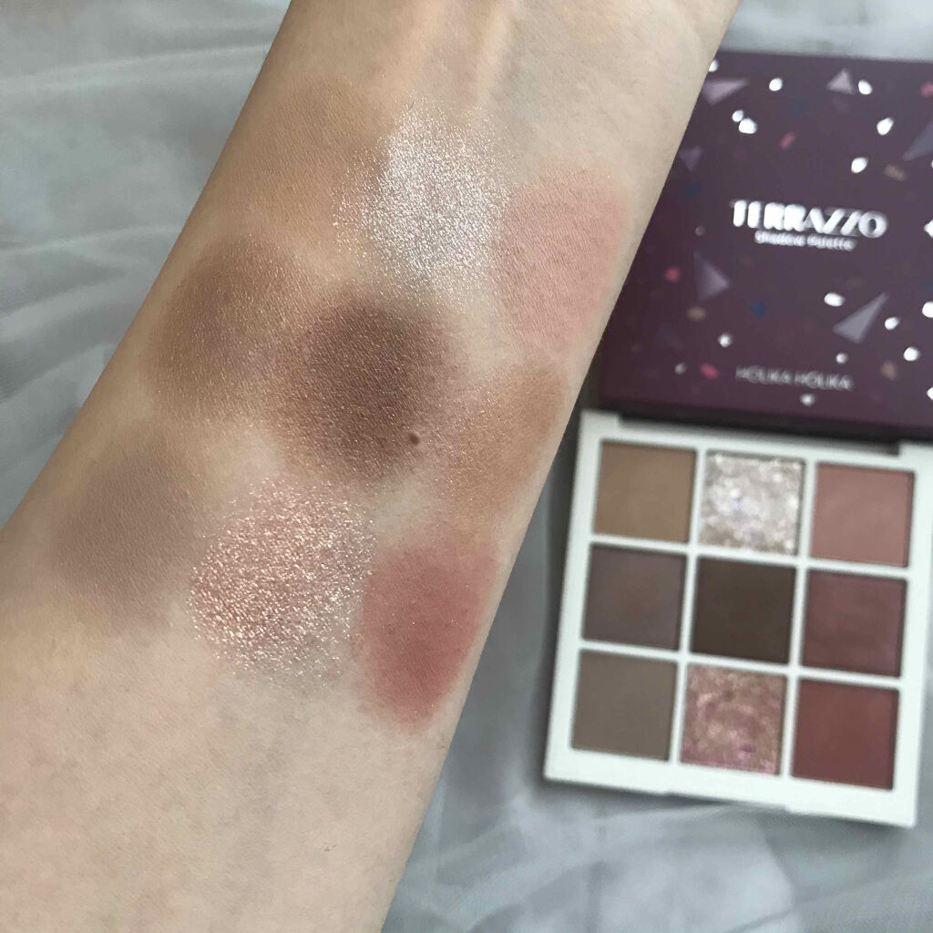 TERRAZZO Shadow palette 01/HOLIKA HOLIKA/アイシャドウパレットを使ったクチコミ（2枚目）