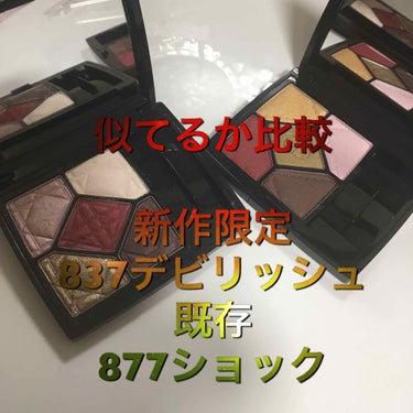 サンク クルール 877 ショック/Dior/アイシャドウパレットを使ったクチコミ（1枚目）