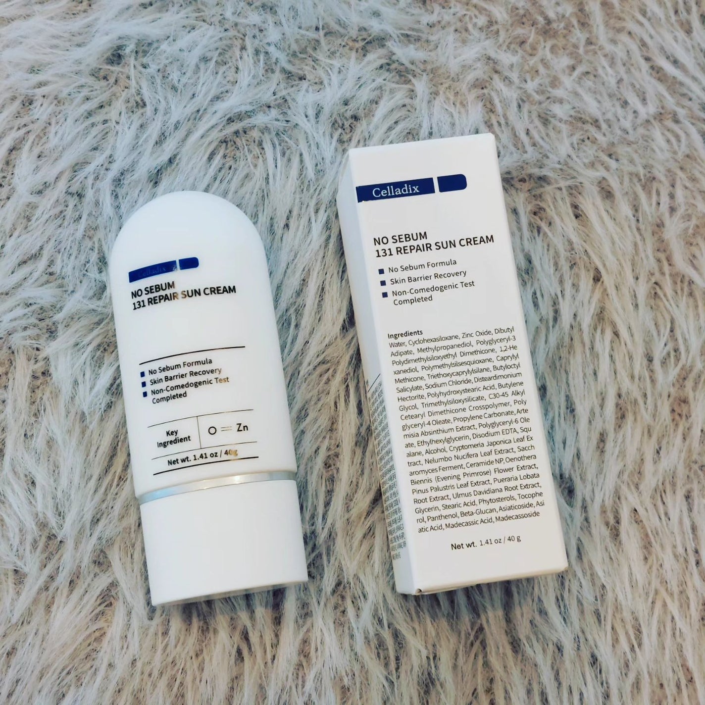 ノーセバム131リペア日焼け止めクリーム/Celladix/日焼け止めクリームを使ったクチコミ(2枚目)