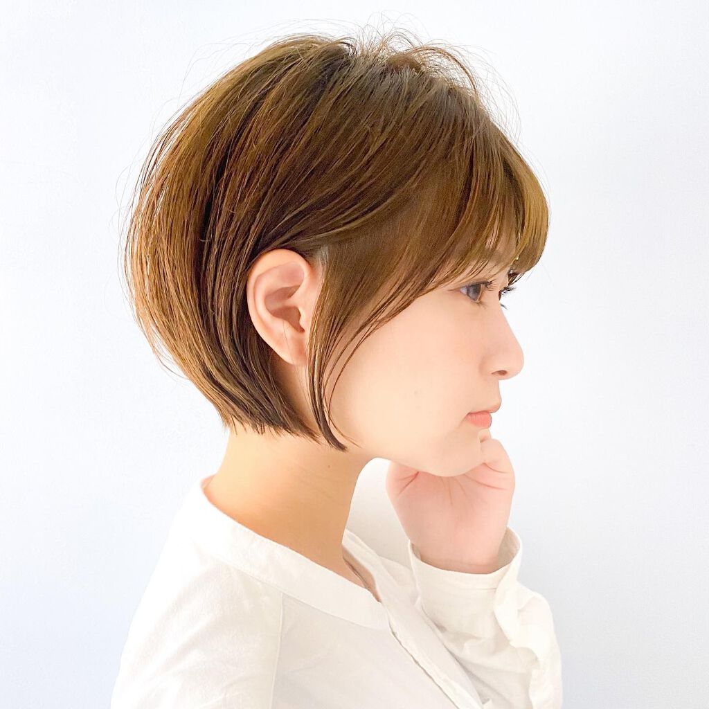 ショートヘア/大人女性/似合わせショート/表参道/羽鳥俊輝 on LIPS 「雰囲気で選ぶショートヘアの見方✨.ヘアスタイルをご覧頂きありが..」(8枚目)