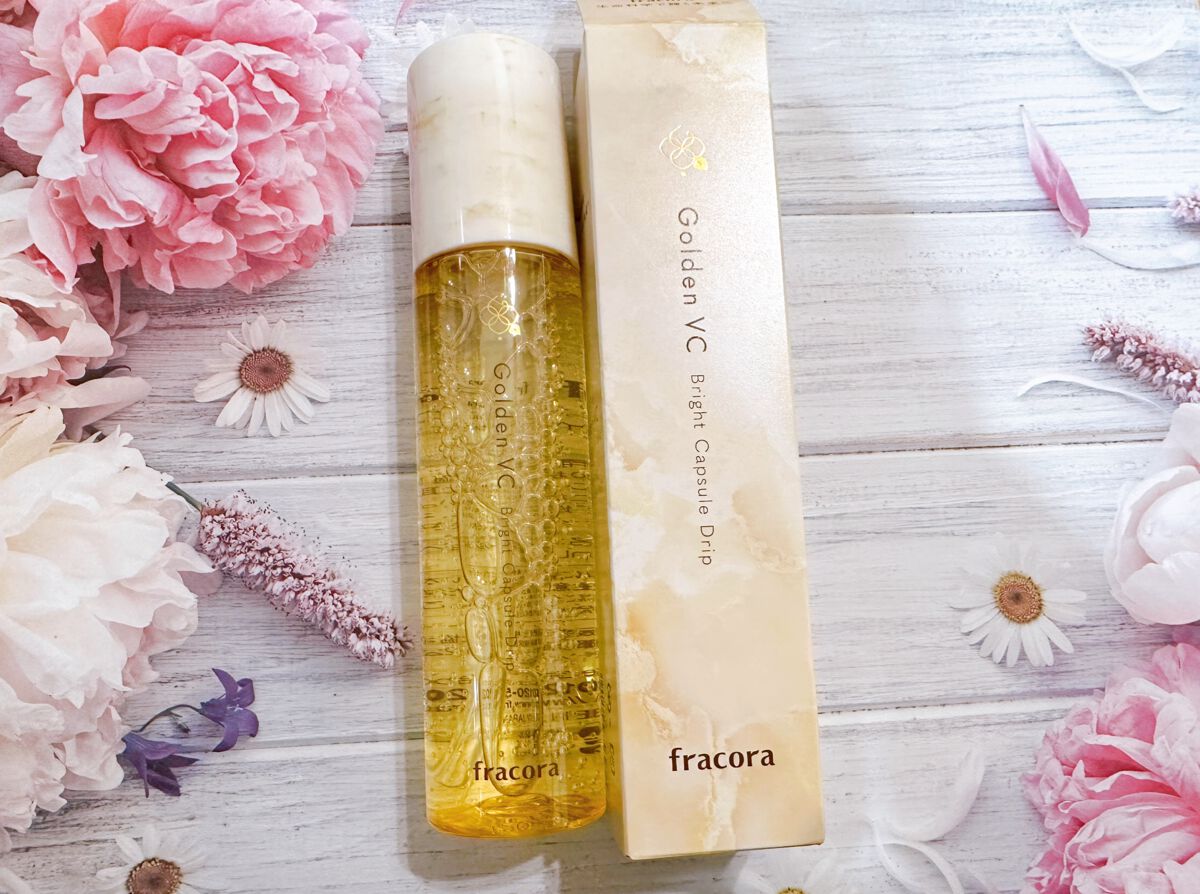 memeフォロバ100 on LIPS 「fracoraゴールデンVCブライトスキンケアライン𖣔カプセル..」(1枚目)