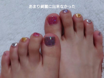 リアルジェルネイルシール フット専用/BEAUTY AVENUE/ネイルシールを使ったクチコミ(6枚目)