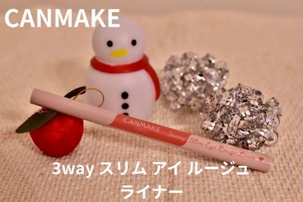 3wayスリムアイルージュライナー/キャンメイク/リキッドアイライナーを使ったクチコミ(1枚目)