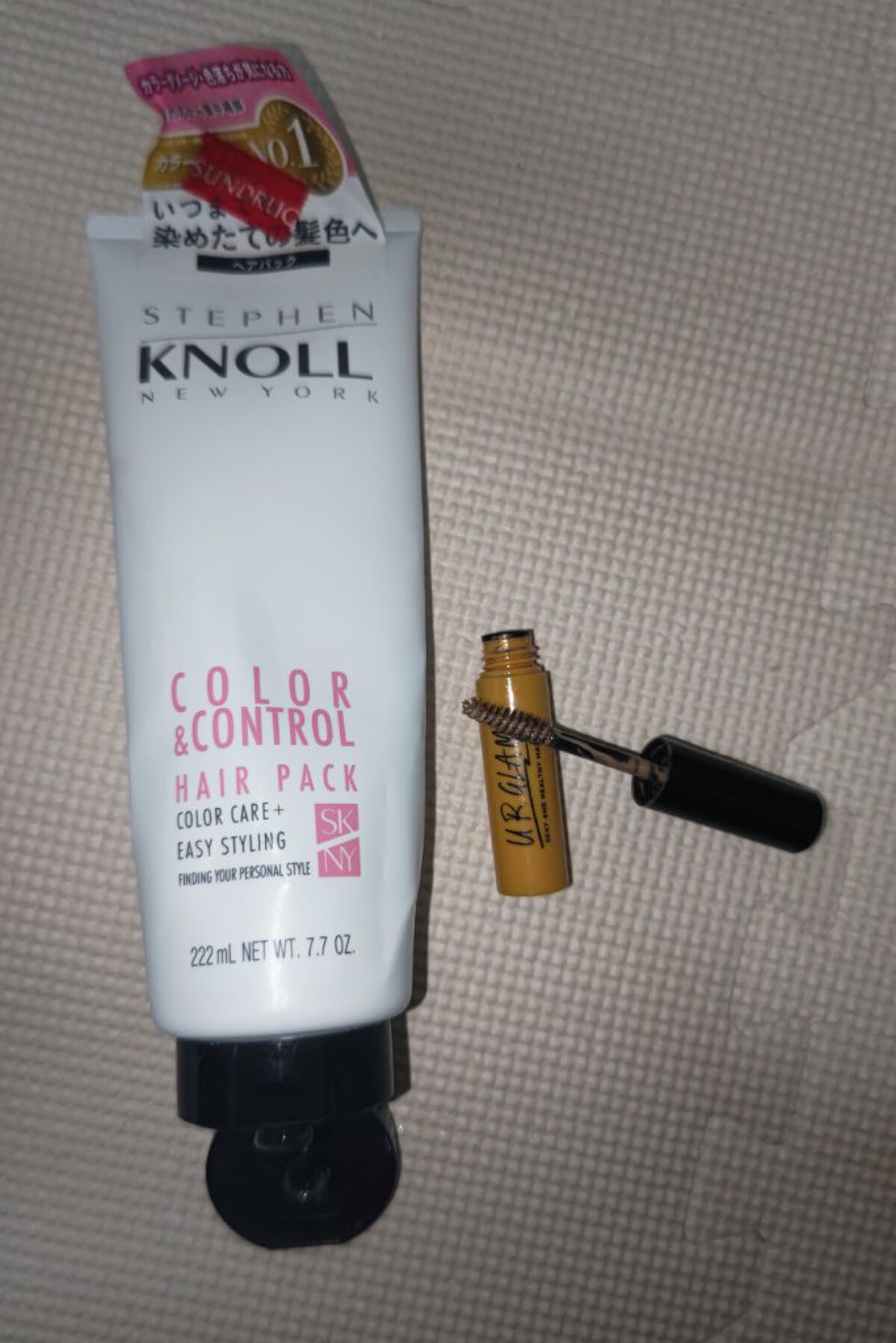 UR GLAM　EYEBROW MASCARA イエローベージュ/U R GLAM/眉マスカラを使ったクチコミ（1枚目）