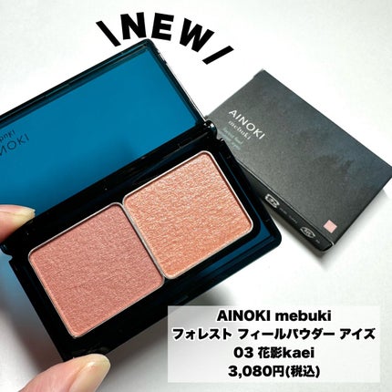 フォレスト フィール パウダー アイズ/AINOKI mebuki/アイシャドウパレットを使ったクチコミ(2枚目)